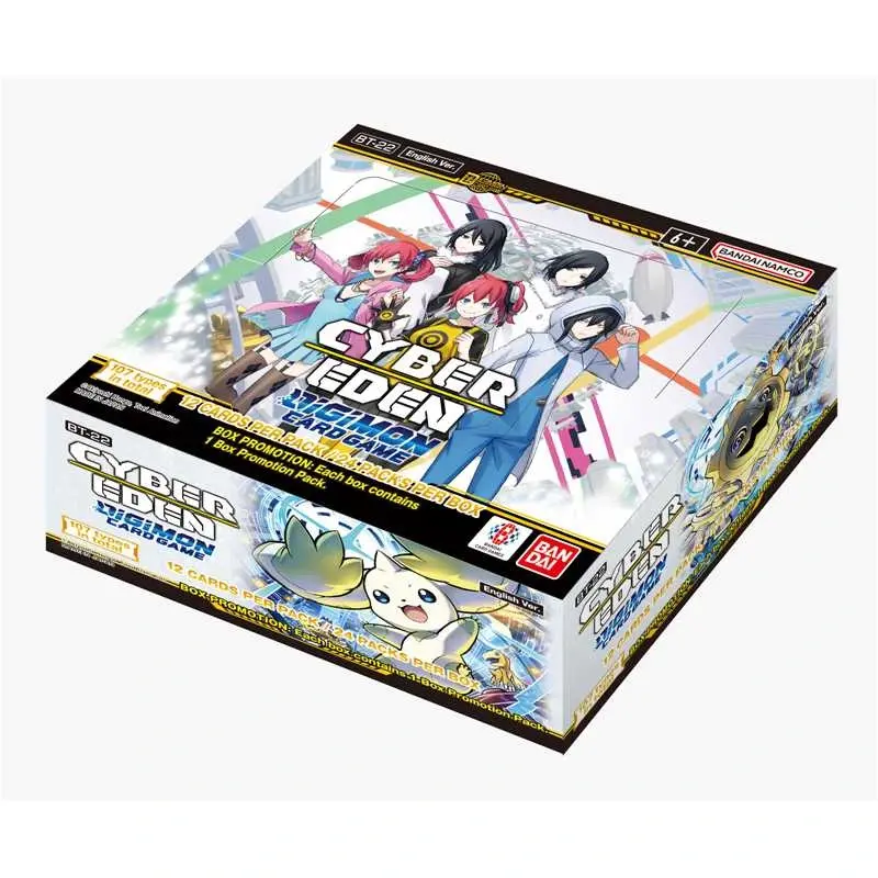 Box Digimon Card Game BT-22 Cyber Eden English - 1 Booster Box (24 Boosters)